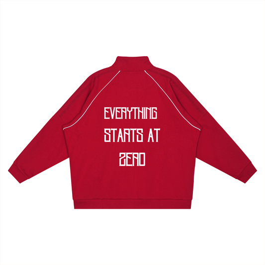 Zero Form Reflection Striped Raglan Sleeve Jacket