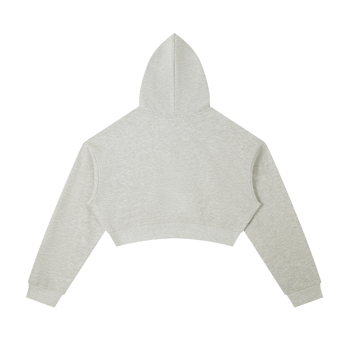 Zero Form Essential Cropped Zip-Up Hoodie
