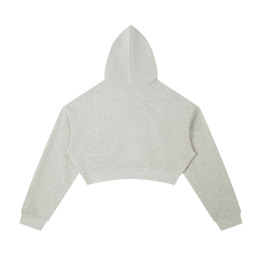 Zero Form Essential Cropped Zip-Up Hoodie