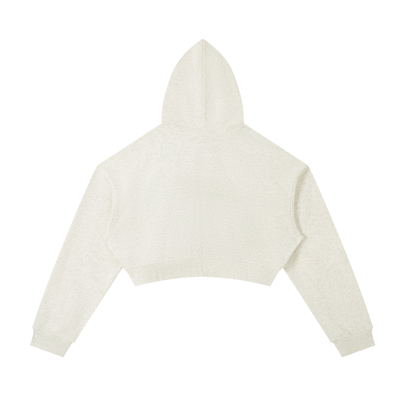 Zero Form Essential Cropped Zip-Up Hoodie