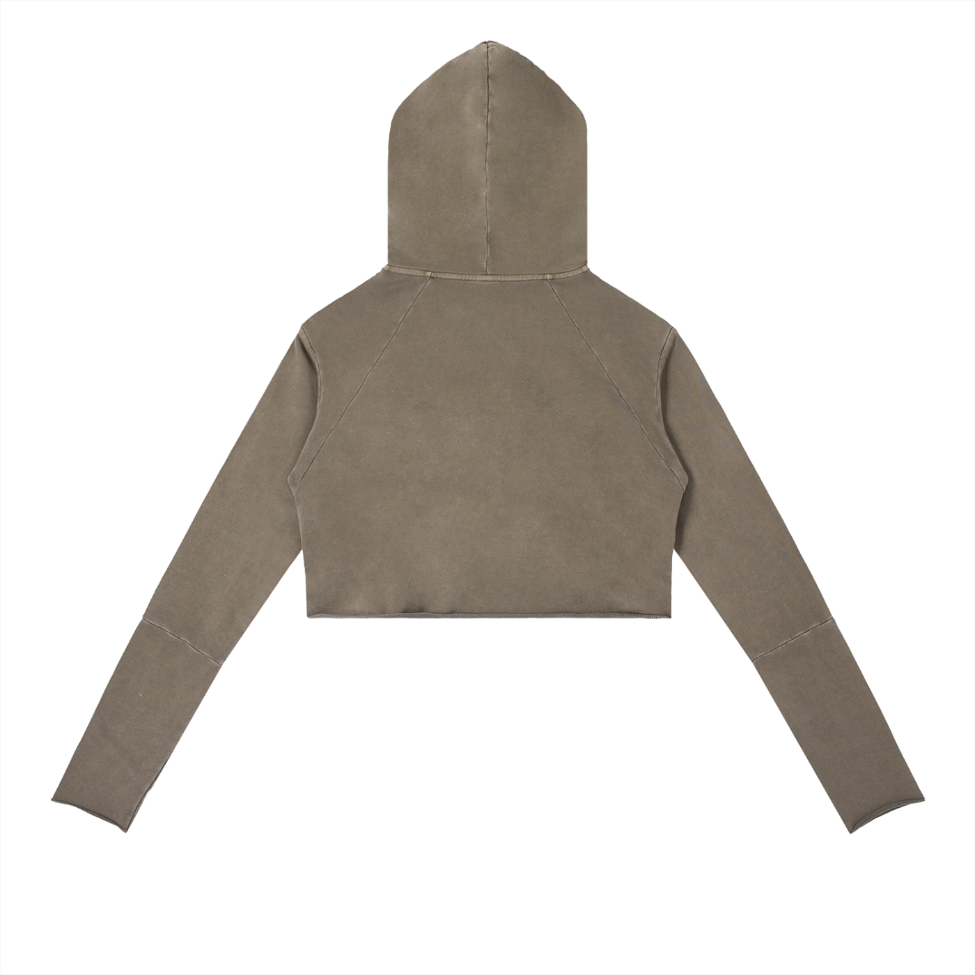 Zero Form Vintage Washed Raw Edge Hoodie
