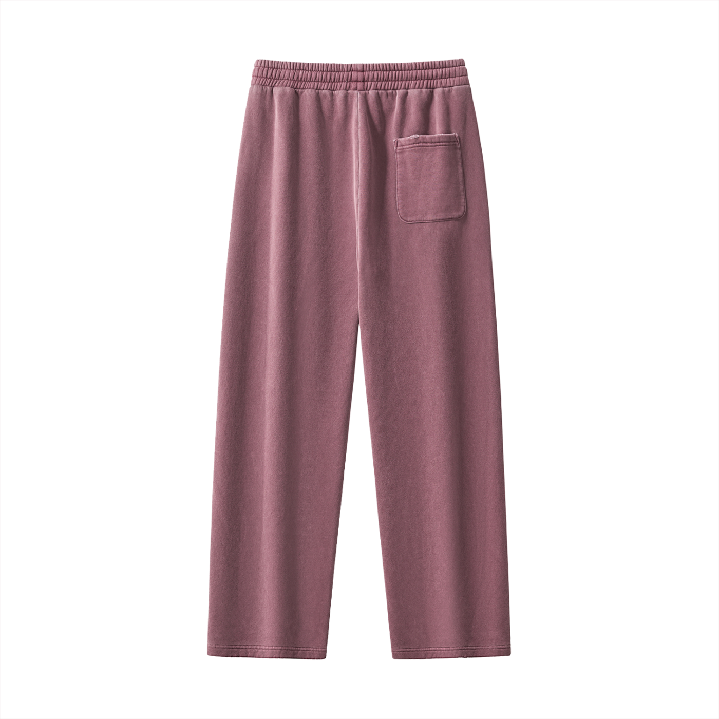 Zero Form Frayed Enzyme Washed Fleece Sweatpants