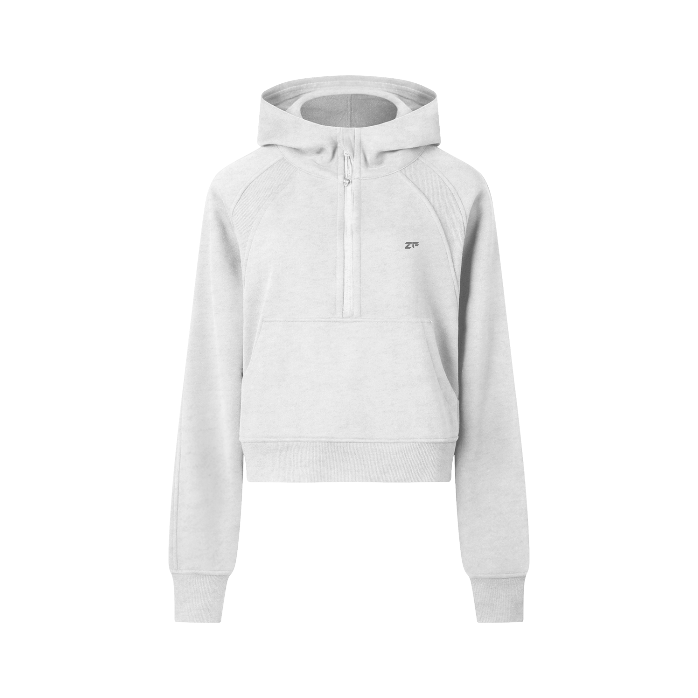 Zero Form Cropped Half-Zip Hoodie