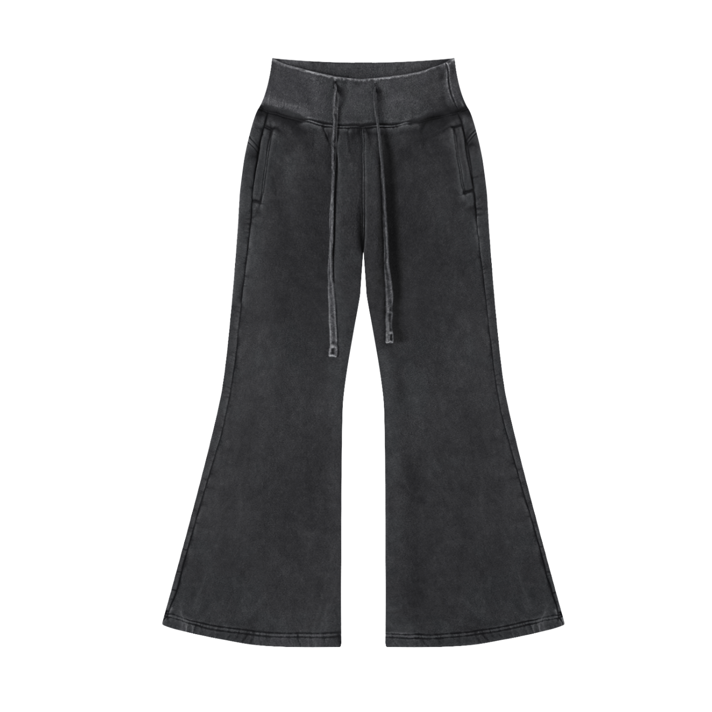 Zero Form Vintage Washed Flared Fleece Pants