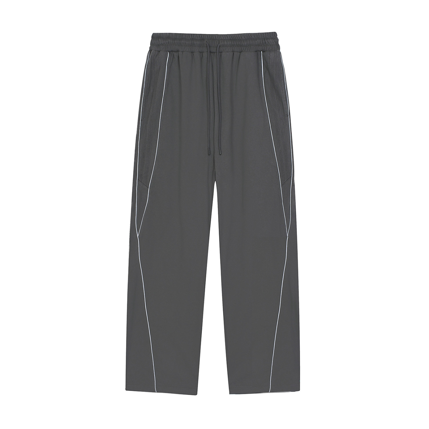 Zero Form Reflection Striped Straight-Leg Sweatpants