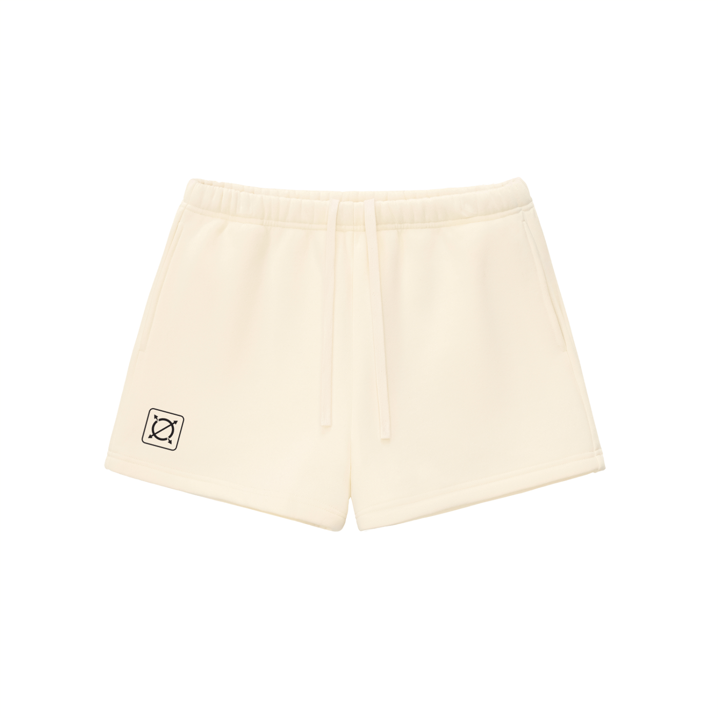 Zero Form Block Logo Drawstring Shorts