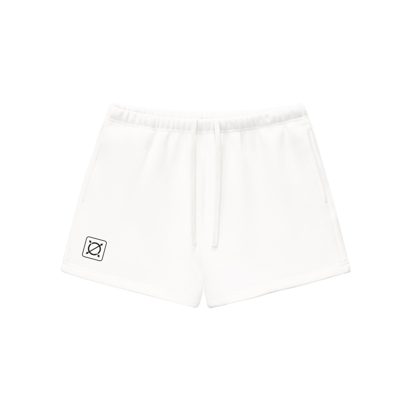 Zero Form Block Logo Drawstring Shorts