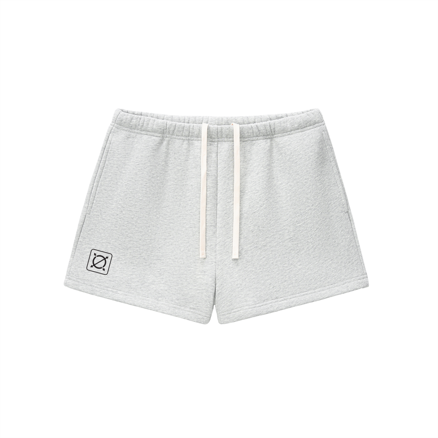 Zero Form Block Logo Drawstring Shorts