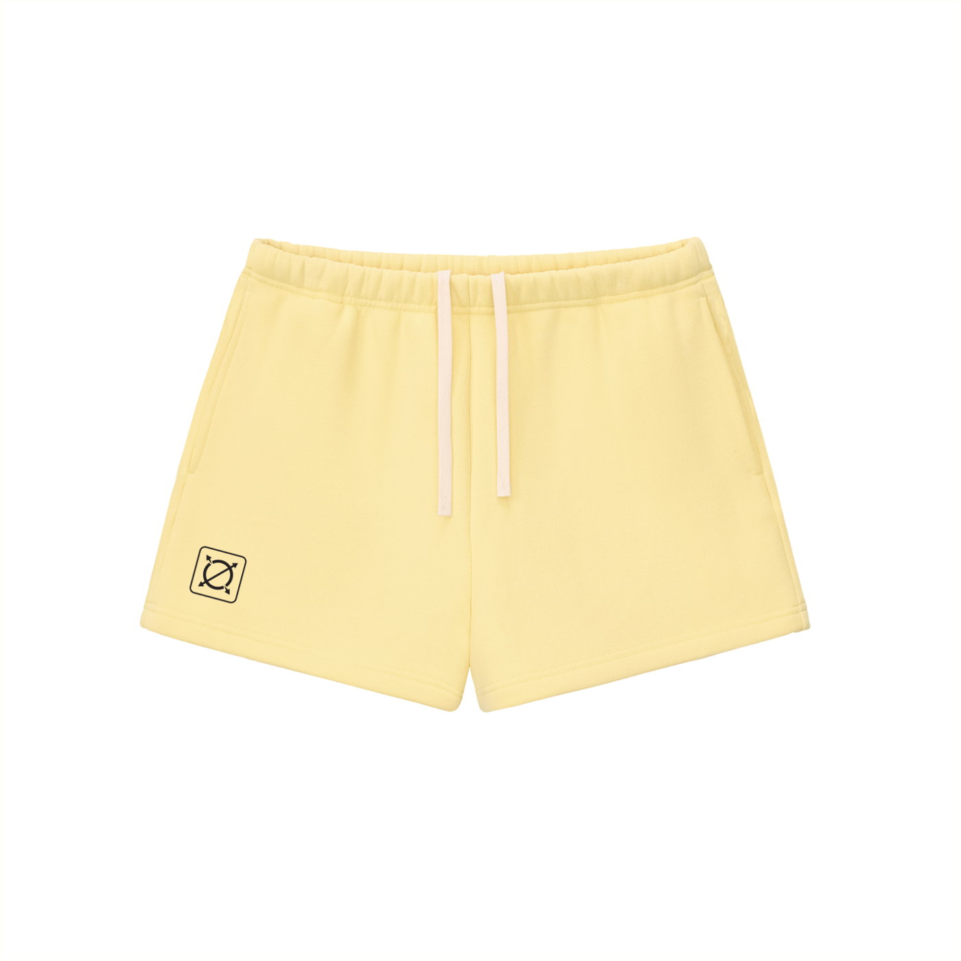 Zero Form Block Logo Drawstring Shorts