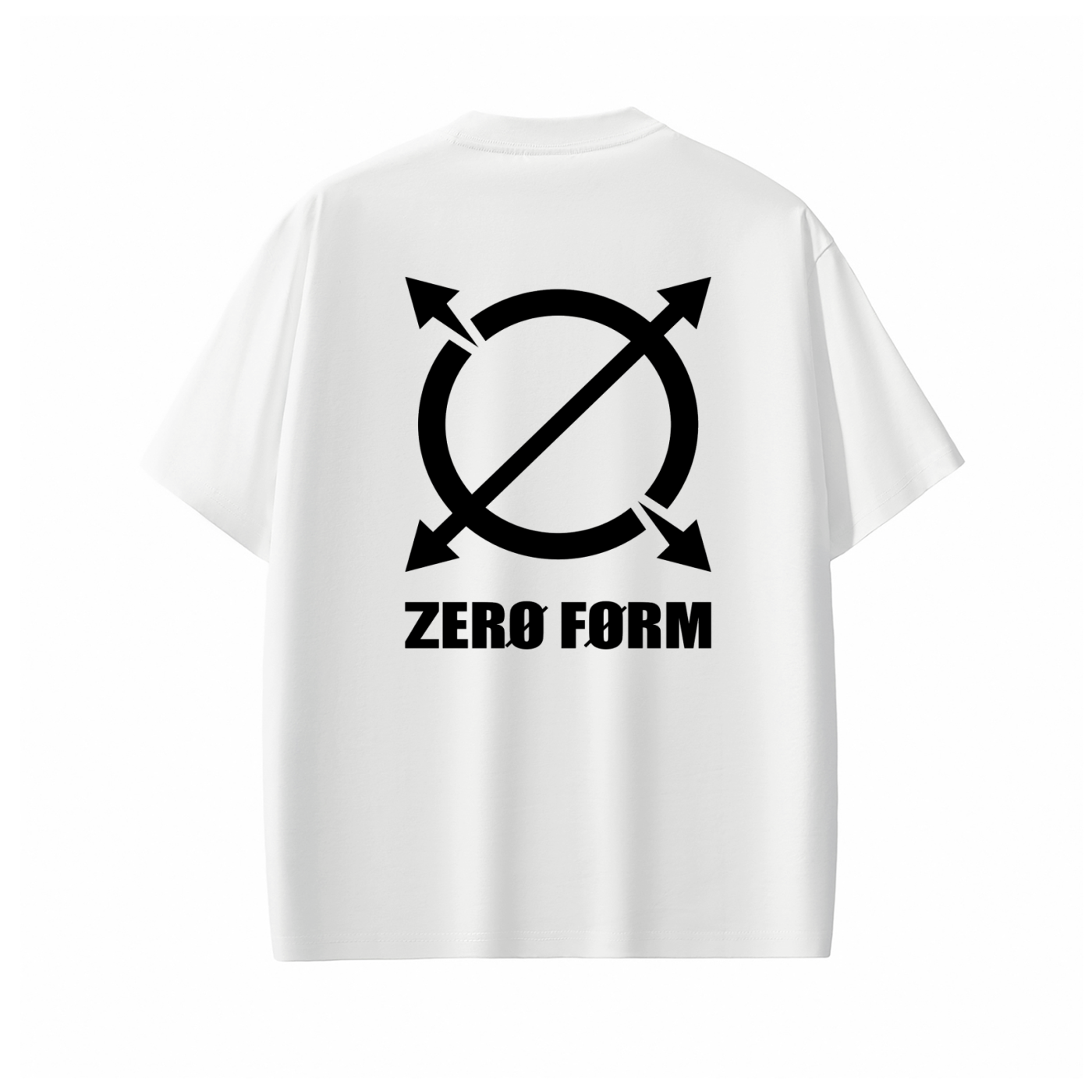 Zero Form Text Logo Tee