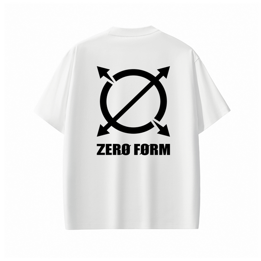Zero Form Text Logo Tee