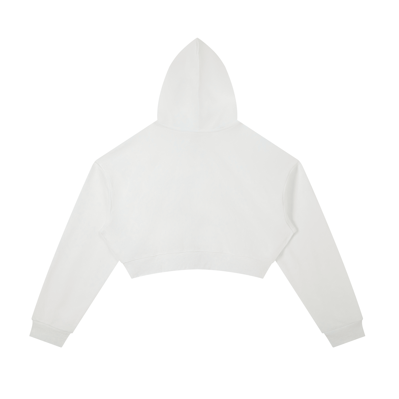 Zero Form Essential Cropped Zip-Up Hoodie