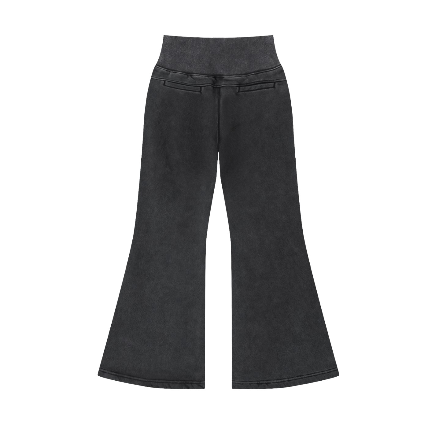 Zero Form Vintage Washed Flared Fleece Pants
