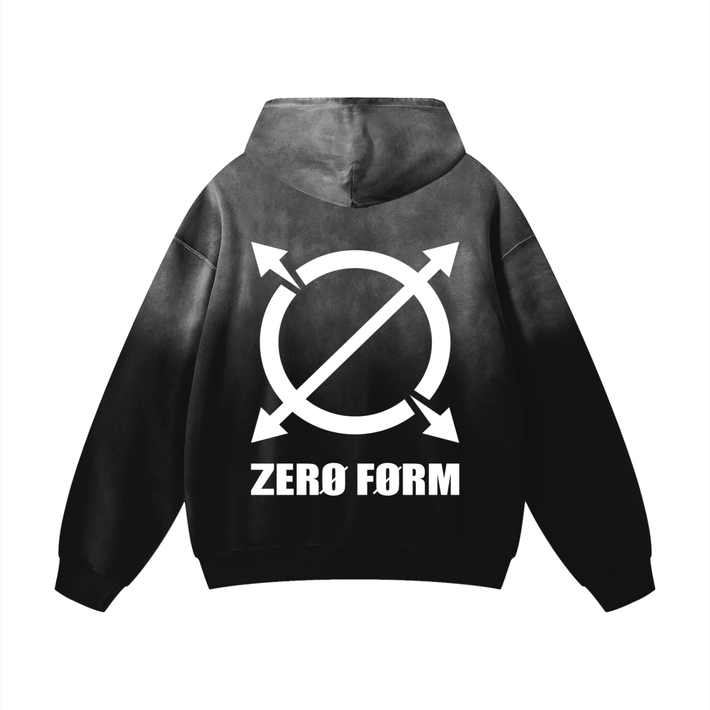 Zero Form Block Logo Hoodie