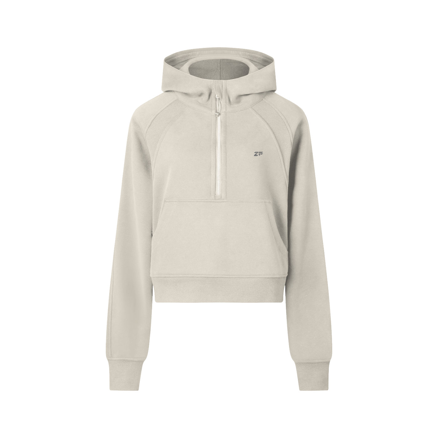 Zero Form Cropped Half-Zip Hoodie